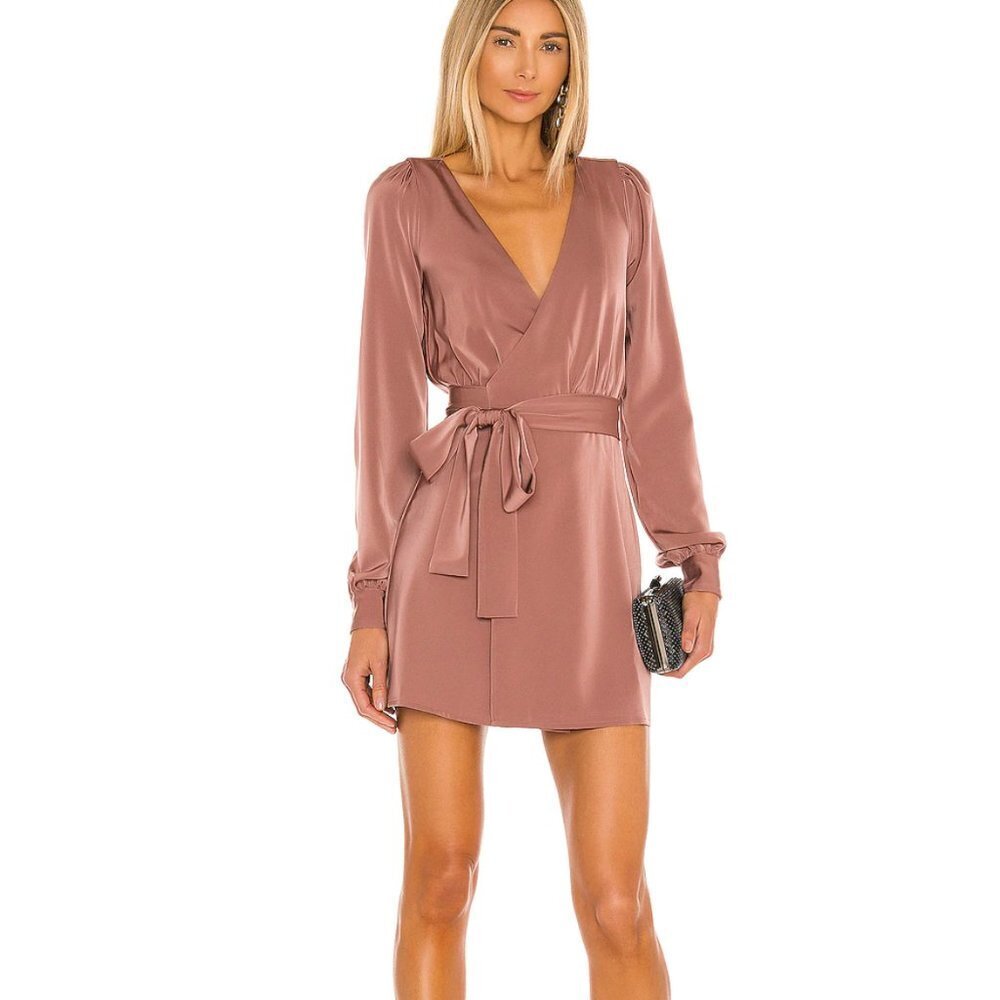NBD Janet Mini Dress in Mauve XS